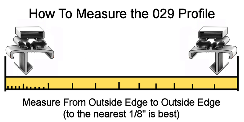 American Panel Welded Gasket (38-1/4" x 78-1/2") - Part #9A-3678 - Three-Sided - Profile 029