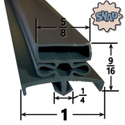 Profile picture for Traulsen 436 Snap Gasket™