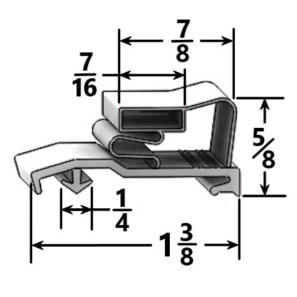 Profile picture for Ardco 558 gasket