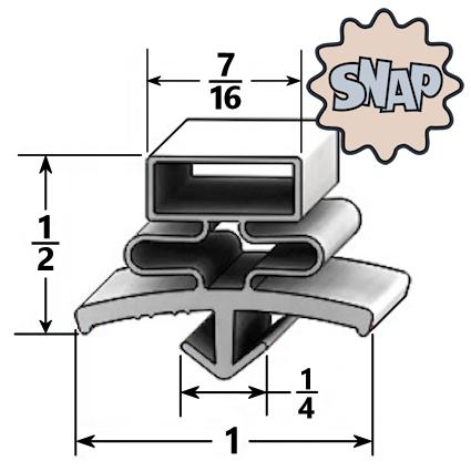 Profile picture for Beverage-Air 601 Snap Gasket™