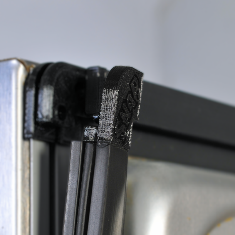 Snap Gasket™ On Refrigerator Door